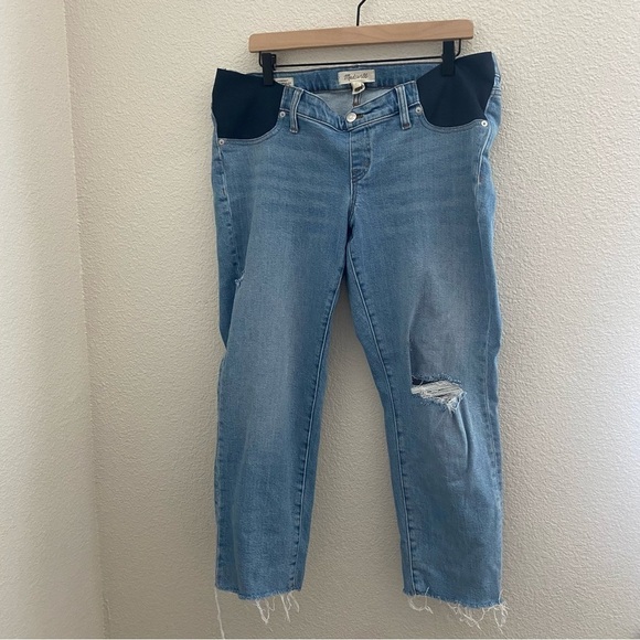 Maternity Side-Panel Perfect Vintage Jeans in Coffey Wash Size 31 - Picture 2 of 8